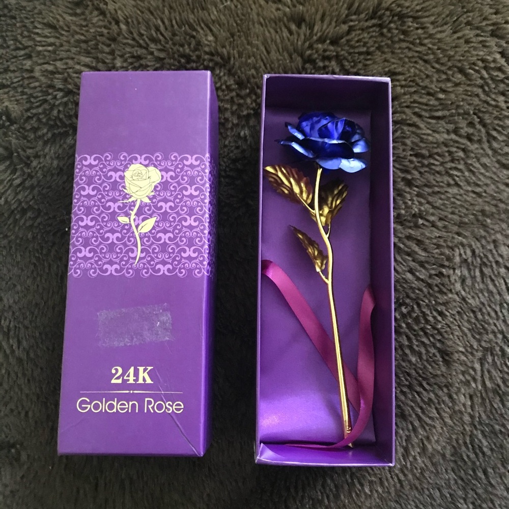 24k gold rose